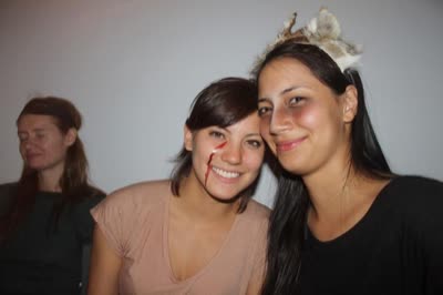 Halloween movie night, 26 October 2011.