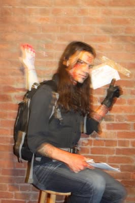 Halloween movie night, 26 October 2011.