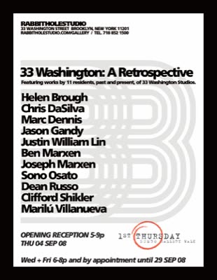 Show card (back), 2008.