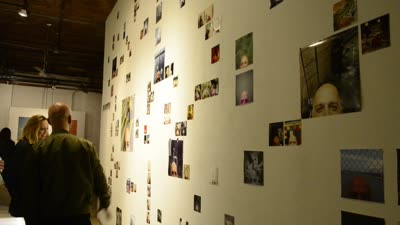 Tonchi Antunovic, wall of photographs, 13 April 2016.