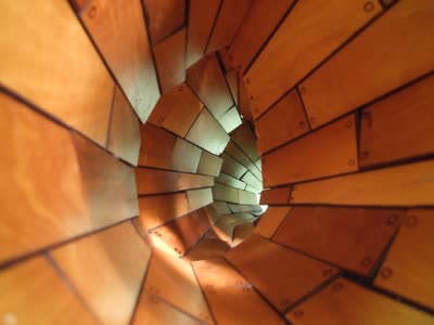 Inside the ship, during the installation, October 2007.