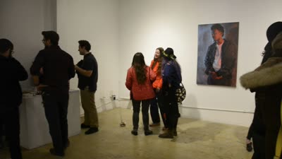 Visitors at Break the Floor, 30 April 2016.