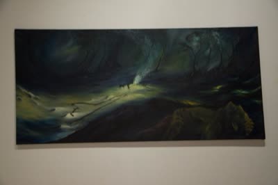 Dark landscape painting by Ivan Filipchyk, 23 December 2015.