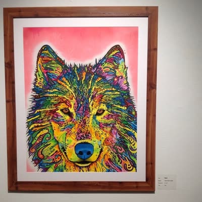 A wolf portrait by Dean Russo, 3 April 2014.