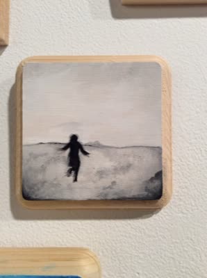 Diana Teeter, figure in a field, from the 365 day project, 2015–2016.