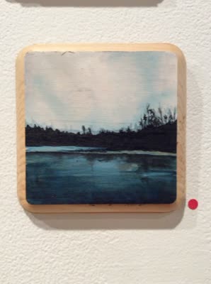 Diana Teeter, lake at dusk, from the 365 day project, 2015–2016.