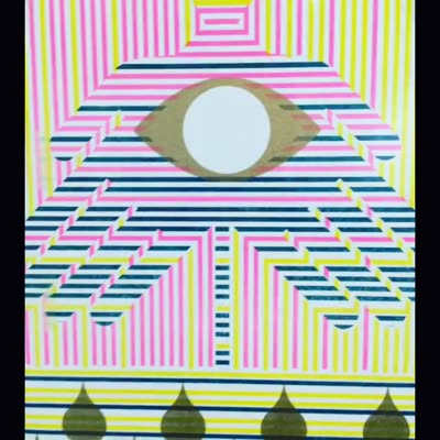 Risograph print in the show, 8 August 2016.