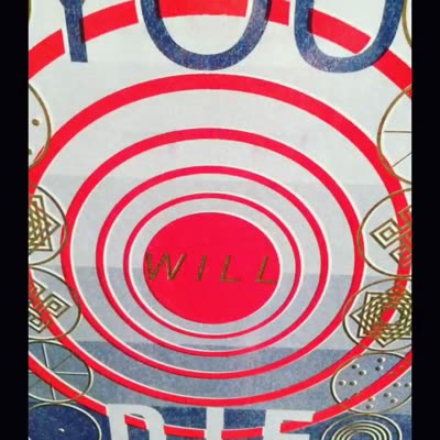 Risograph print in the show, 8 August 2016.