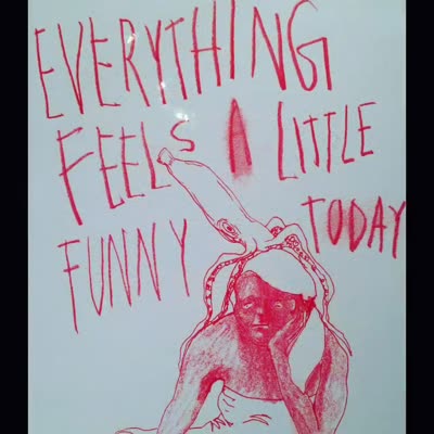 Risograph print in the show, 8 August 2016.
