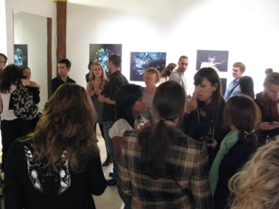 Opening reception, with photographs by Margaret Inga Wiatrowski, 25 September 2009.