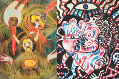 Works by Elena Stonaker and Benjamin Clarke, 2013.