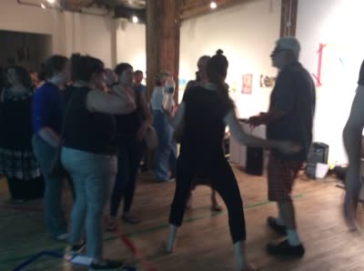 Improvised dance jam, 27 July 2016.
