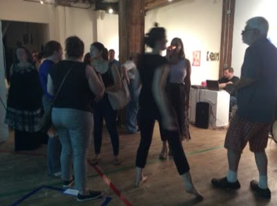 Improvised dance jam, 27 July 2016.