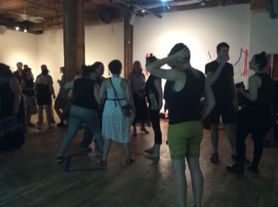 Improvised dance jam, 27 July 2016.
