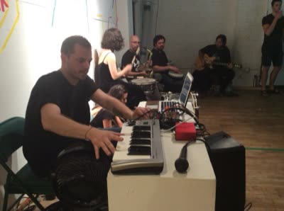 Live music, keyboard and band, 27 July 2016.