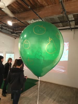 Installation view, Glitches in the Grass, 11 April 2016.