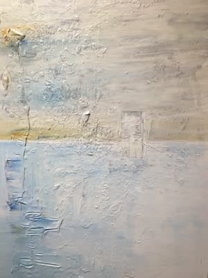 Textured painting, detail, 11 April 2016.