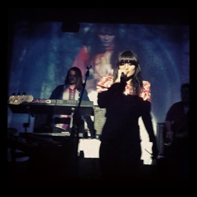 Live performance at the Holiday Art Fair party, December 2011.