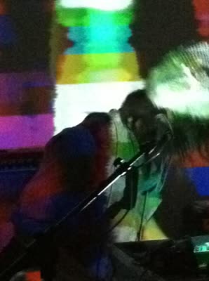 Live performance at the Holiday Art Fair party, December 2011.