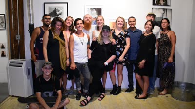 A group photo at the opening, 22 August 2015.