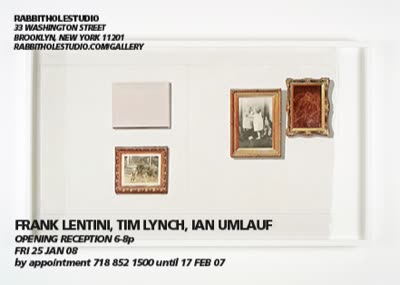 Postcard, back, January 2008.