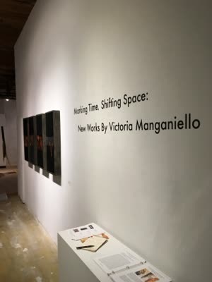 Installation view with title wall, 26 March 2016.