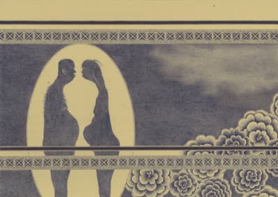 Magalie Guérin, It Grows Old, 2007, ballpoint ink on paper.