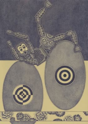 Magalie Guérin, So Sorry, 2006, ballpoint ink on paper.