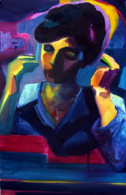 Sunny Payson, Untitled, 2007, oil on paper.