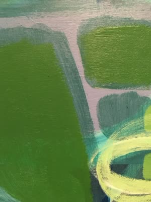 Abstract painting, detail, 17 April 2016.