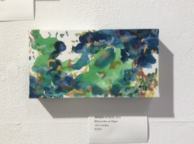Jaadin Adele, watercolour from Multiples of 30, 14 April 2016.