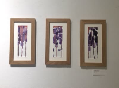 Jaadin Adele, three watercolours from Multiples of 30, 14 April 2016.