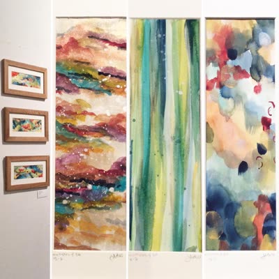 Watercolours by Jaadin Adele, 14 April 2016.