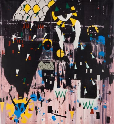 Pierre Fichefeux, painting from The King of Chickens Makes Havoc in Heaven.