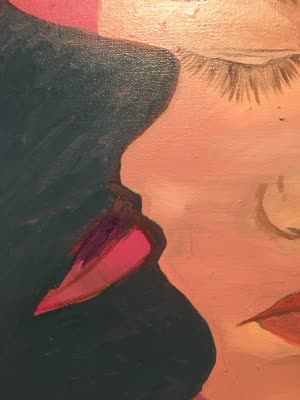 Painting, detail, Plantopia, 16 April 2016.