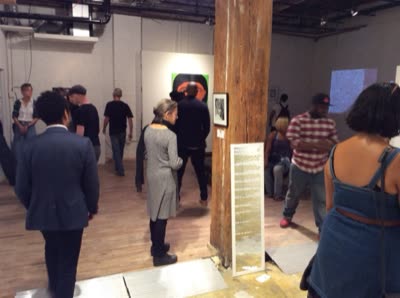 Opening reception, 23 April 2016.