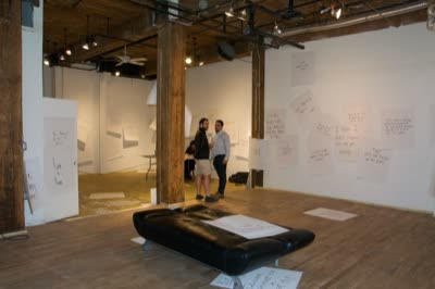 Punch lines on the walls, gallery view, 24 April 2016.