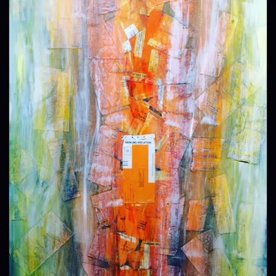 Painting by Orianne Cosentino, 15 August 2016.