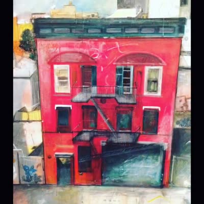 Painting by Orianne Cosentino, 15 August 2016.