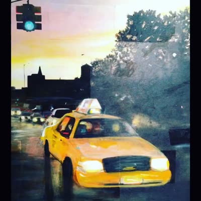 Painting by Orianne Cosentino, 15 August 2016.