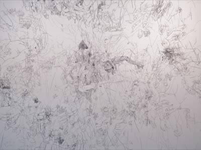 Matthew Brennan, drawing and mixed media, 2013.
