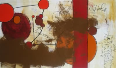 Painting from the exhibition.