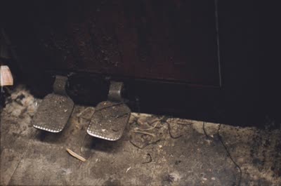 Lindsay Blatt, from Repair & Shine: machine pedals on the shop floor, 2008, large-format photograph.
