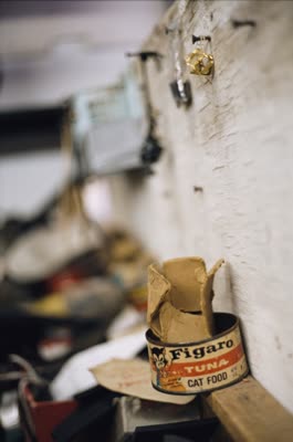 Lindsay Blatt, from Repair & Shine: shop wall detail, 2008, large-format photograph.