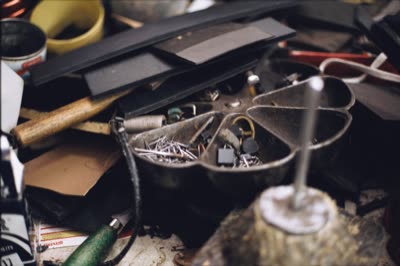 Lindsay Blatt, from Repair & Shine: workbench tools, 2008, large-format photograph.