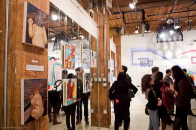 Opening reception, 1 April 2010.
