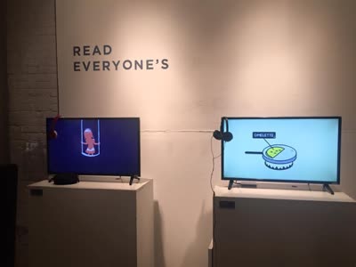 MODERN STORYTELLER installation, 30 July 2016.