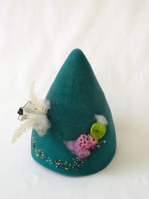 Miki Katagiri, handmade hat.