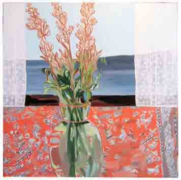 Melissa Cowper-Smith, Helen, 2008, acrylic on canvas, 24 × 24 in.