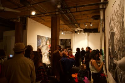The crowd at Rostros Sonoros, 4 October 2015.